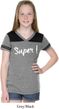 Super White Print Girls Football Shirt