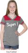 Super White Print Girls Football Shirt
