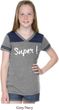 Super White Print Girls Football Shirt