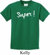 Super White Print Kids Shirt