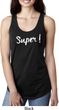 Super White Print Ladies Ideal Tank Top