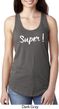 Super White Print Ladies Ideal Tank Top