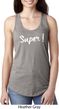 Super White Print Ladies Ideal Tank Top