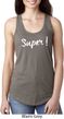 Super White Print Ladies Ideal Tank Top