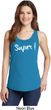Super White Print Ladies Tank Top