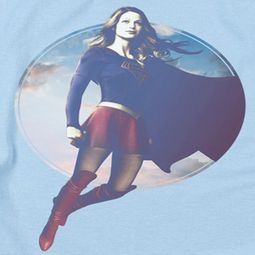 Supergirl Cloudy Circle Shirts