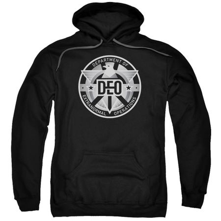 Supergirl Hoodie DEO Symbol Black Sweatshirt Hoody