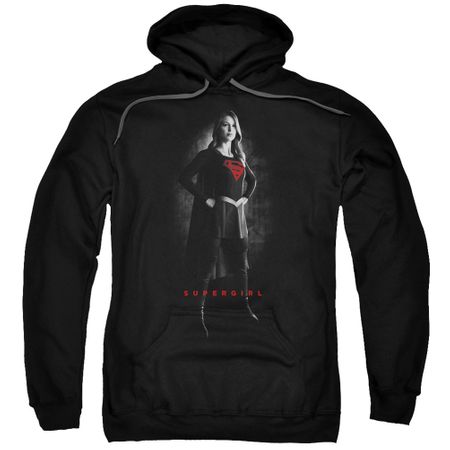Supergirl Hoodie Noir Black Sweatshirt Hoody