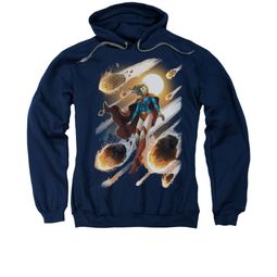 Supergirl Hoodie Sweatshirt #1 Navy Blue Adult Hoody Sweat Shirt
