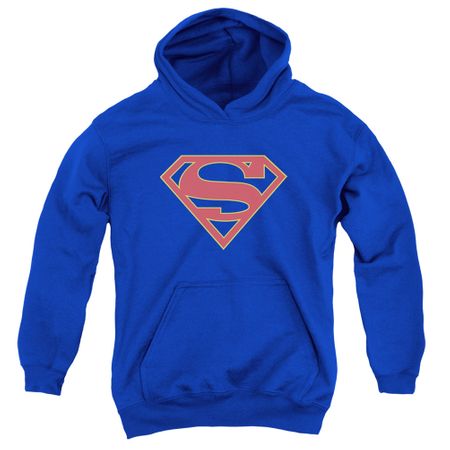 Supergirl Kids Hoodie Logo Royal Blue Youth Hoody
