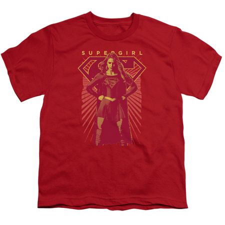 Supergirl Kids Shirt Ready Set Red T-Shirt