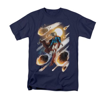 Supergirl Shirt #1 Adult Navy Blue Tee T-Shirt