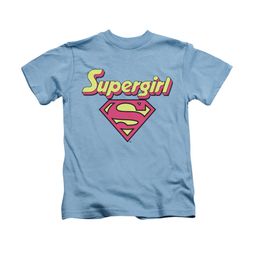 Supergirl Shirt I'm A Supergirl Kids Carolina Blue Youth Tee T-Shirt