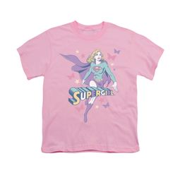 Supergirl Shirt Pastels Kids Pink Youth Tee T-Shirt