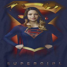 Supergirl Standing Symbol Shirts