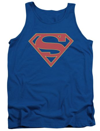Supergirl Tank Top Logo Royal Blue Tanktop