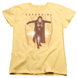 Supergirl Womens Shirt Through The Door Banana T-Shirt