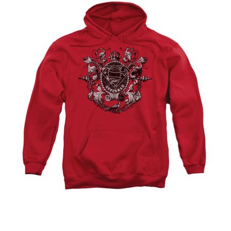 Superman Hoodie All Hail Red Sweatshirt Hoody