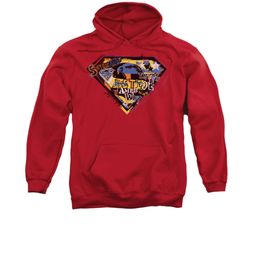 Superman Hoodie American Way Red Sweatshirt Hoody