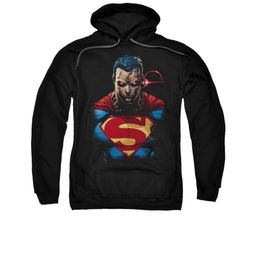 Superman Hoodie Angry Black Sweatshirt Hoody