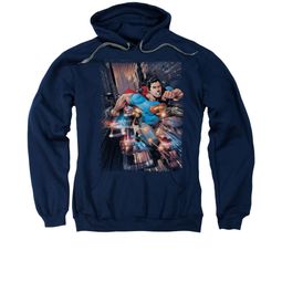 Superman Hoodie Bullet Proof Navy Sweatshirt Hoody Superman Hoodie Bullet Proof Navy Sweatshirt Hoody