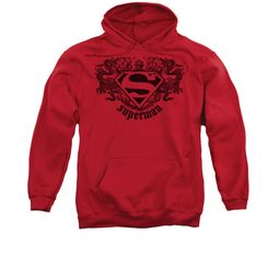 Superman Hoodie Dragons Red Sweatshirt Hoody