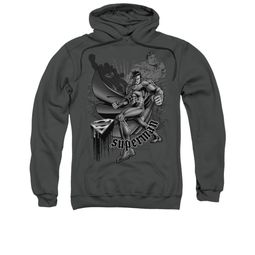 Superman Hoodie Fight And Flight Charcoal Sweatshirt Hoody Superman Hoodie Fight And Flight Charcoal Sweatshirt Hoody