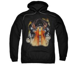 Superman Hoodie Laser Eyes Black Sweatshirt Hoody