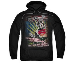 Superman Hoodie Last Hope Black Sweatshirt Hoody