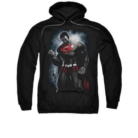 Superman Hoodie Light Of The Sun Black Sweatshirt Hoody