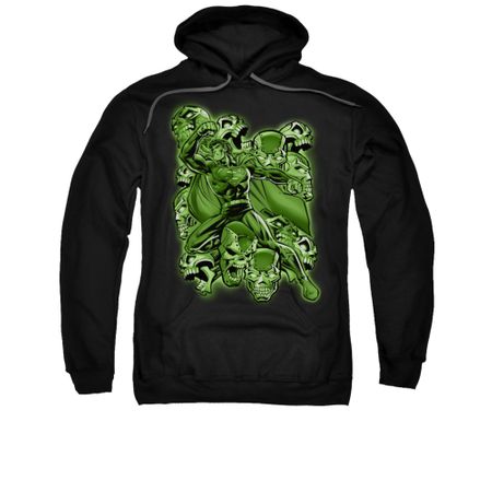 Superman Hoodie Metallo Mayhem Black Sweatshirt Hoody