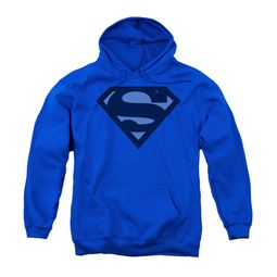 Superman Hoodie Navy Shield Royal Blue Sweatshirt Hoody