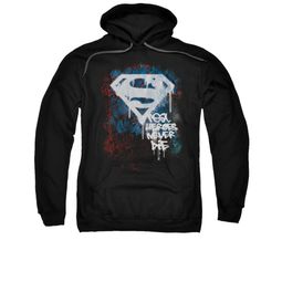 Superman Hoodie Never Die Black Sweatshirt Hoody