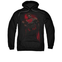 Superman Hoodie Red Son Black Sweatshirt Hoody
