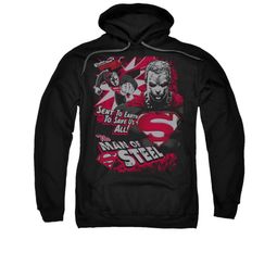 Superman Hoodie Save Us All Black Sweatshirt Hoody