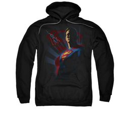 Superman Hoodie Shadows Black Sweatshirt Hoody