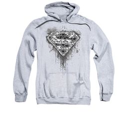Superman Hoodie Skull Shield Athletic Heather Sweatshirt Hoody Superman Hoodie Skull Shield Athletic Heather Sweatshirt Hoody