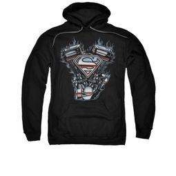 Superman Hoodie V Twin Logo Black Sweatshirt Hoody Superman Hoodie V Twin Logo Black Sweatshirt Hoody