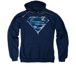 Superman Hoodie Water Shield Navy Sweatshirt Hoody