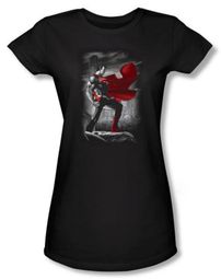 Superman Juniors T-shirt DC Comics Metropolis Guardian Black Tee Shirt