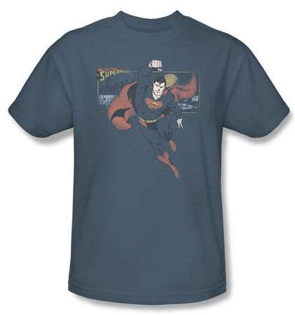 Superman Kids Shirt DC Comics This Is A Job For Superman Slate Blue