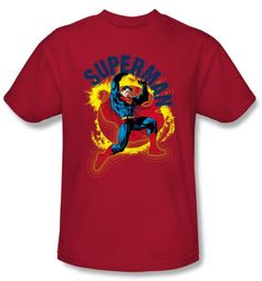 Superman Kids T-shirt A Name To Uphold Youth Red Tee Shirt