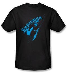 Superman Kids T-shirt DC Comics Superhero Darkness Black Shirt Youth