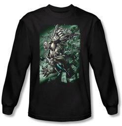 Superman Long Sleeve Shirt DC Comics Darkseid Doomsday Black T-Shirt Superman Long Sleeve Shirt DC Comics Darkseid Doomsday Black T-Shirt