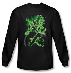 Superman Long Sleeve Shirt DC Comics Kryptonite Chains Black Shirt Superman Long Sleeve Shirt DC Comics Kryptonite Chains Black Shirt