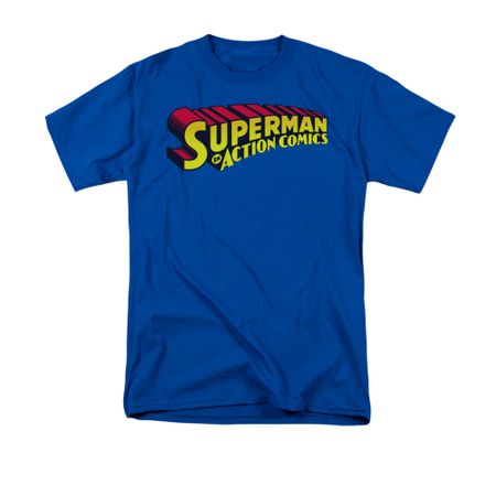Superman Shirt Action Comics Royal T-Shirt