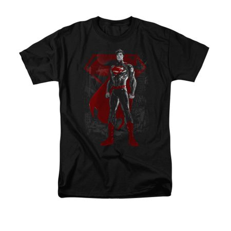Superman Shirt Aftermath Black T-Shirt