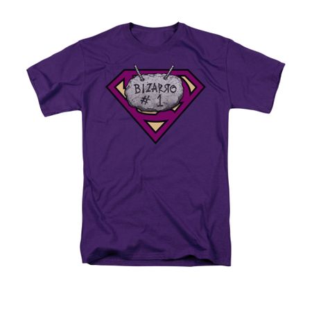 Superman Shirt Bizzaro #1 Purple T-Shirt
