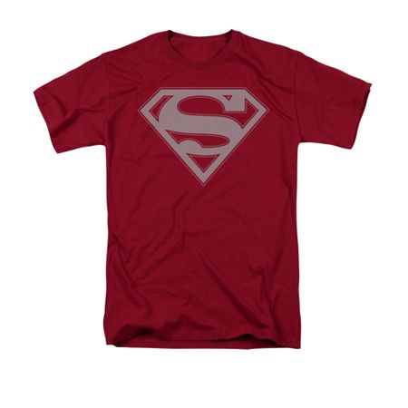 Superman Shirt Crimson & Gray Cardinal T-Shirt