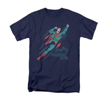 Superman Shirt Frequent Flyer Navy T-Shirt